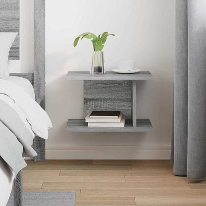 Comodino Grigio Sonoma 40 x 30 x 25 cm Legno multistrato | homemem39