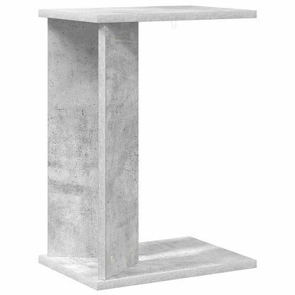 Tavolino Grigio cemento 35 x 25 x 50 cm Legno multistrato