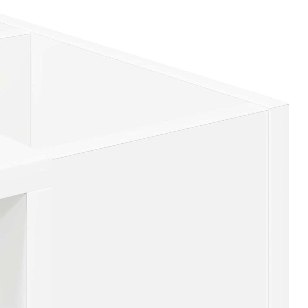Tavolino da salotto Bianco 101,5 x 50 x 37 cm Legno multistrato | homemem39