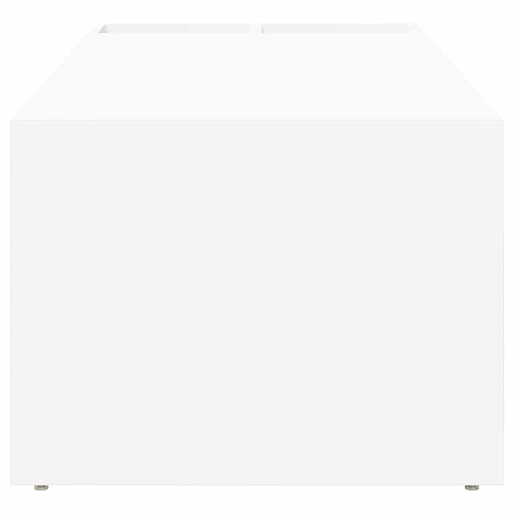 Tavolino da salotto Bianco 101,5 x 50 x 37 cm Legno multistrato | homemem39
