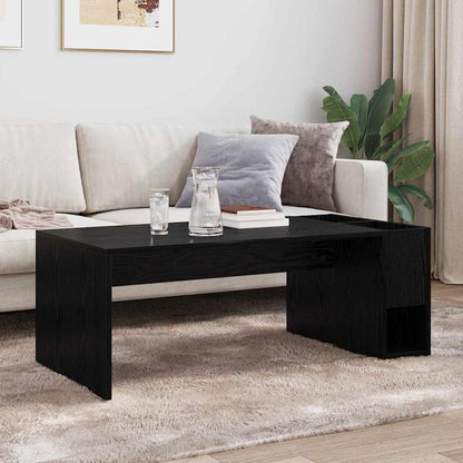 Tavolino da salotto Rovere Nero 101,5 x 50 x 37 cm | homemem39