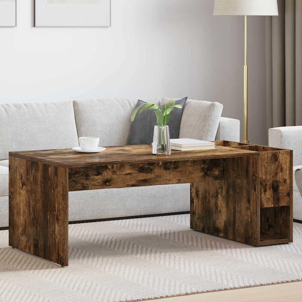 Tavolino da salotto Rovere fumé 101,5 x 50 x 37 cm | homemem39
