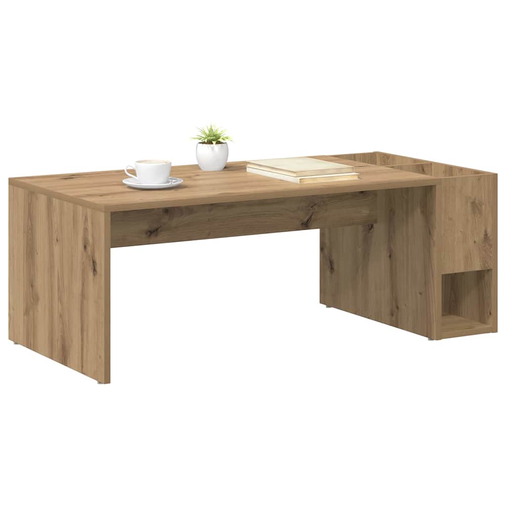 Tavolino da salotto Rovere artigianale 101,5 x 50 x 37 cm | homemem39