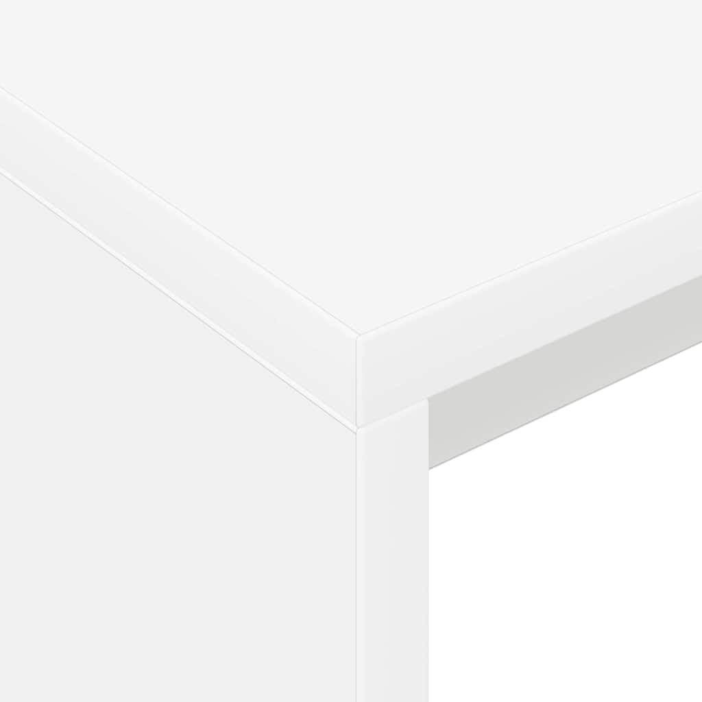 Scrivania Bianco 109 x 50 x 78 cm Legno multistrato | homemem39