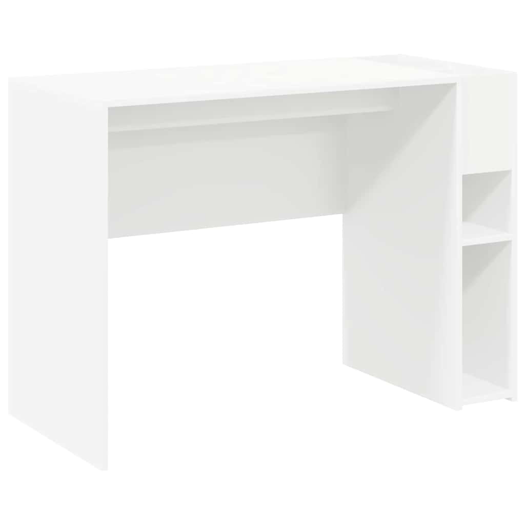 Scrivania Bianco 109 x 50 x 78 cm Legno multistrato | homemem39