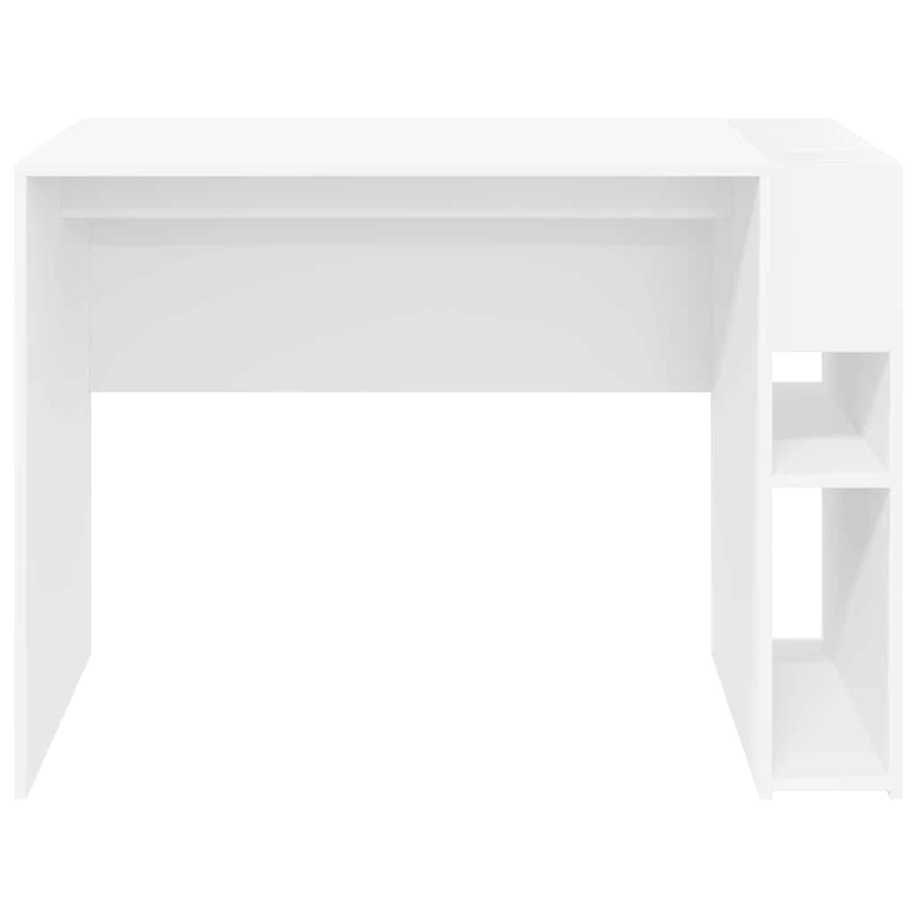 Scrivania Bianco 109 x 50 x 78 cm Legno multistrato | homemem39