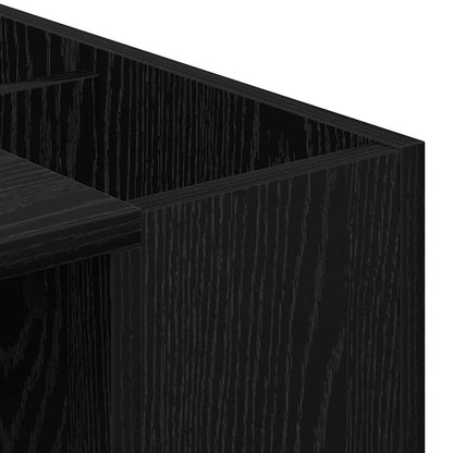 Scrivania Rovere Nero 109 x 50 x 78 cm Legno multistrato
