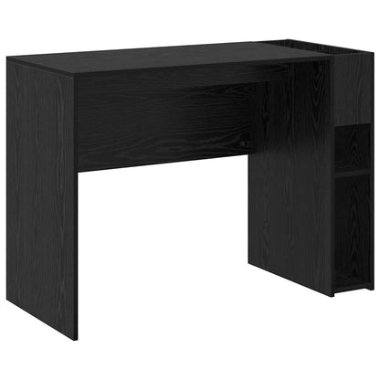 Scrivania Rovere Nero 109 x 50 x 78 cm Legno multistrato | homemem39