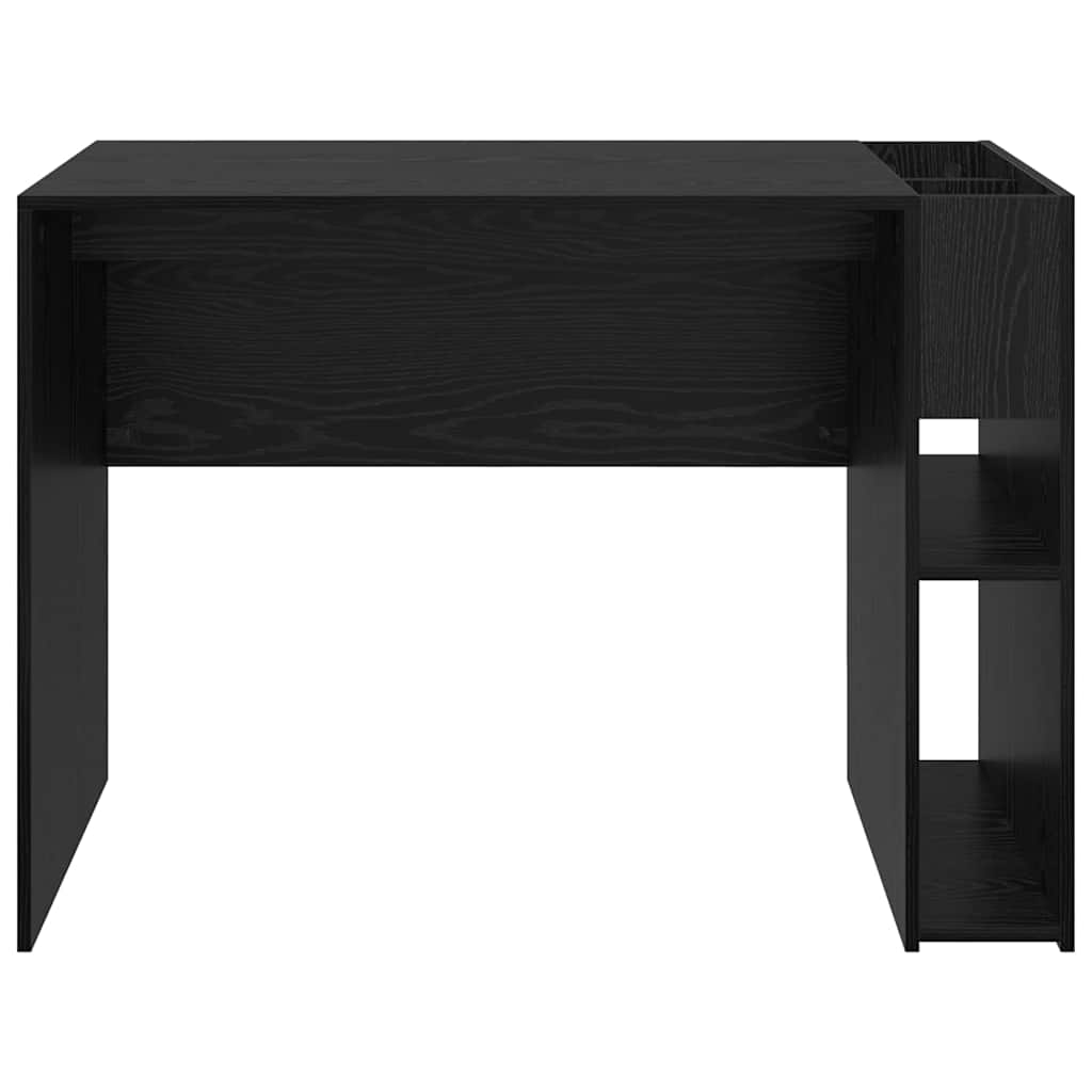 Scrivania Rovere Nero 109 x 50 x 78 cm Legno multistrato | homemem39