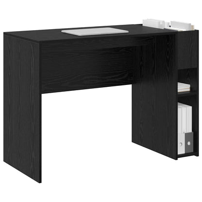 Scrivania Rovere Nero 109 x 50 x 78 cm Legno multistrato