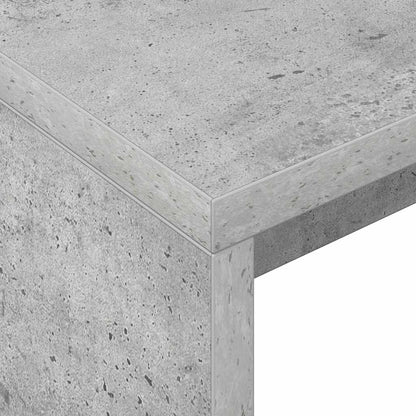 Scrivania Grigio cemento 109 x 50 x 78 cm Legno multistrato | homemem39
