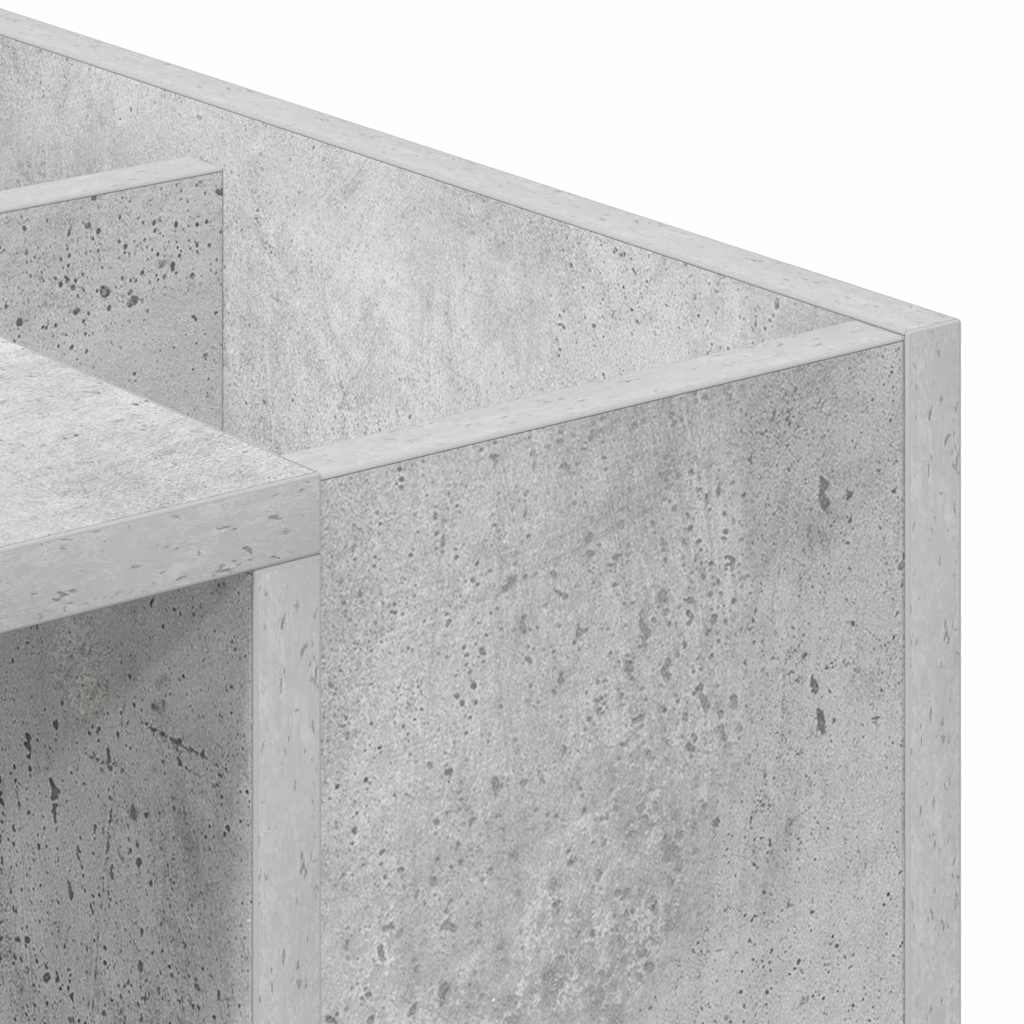 Scrivania Grigio cemento 109 x 50 x 78 cm Legno multistrato | homemem39