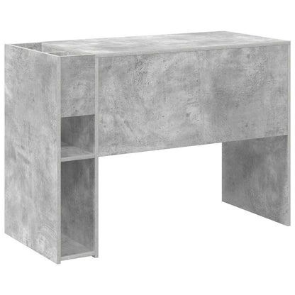 Scrivania Grigio cemento 109 x 50 x 78 cm Legno multistrato | homemem39