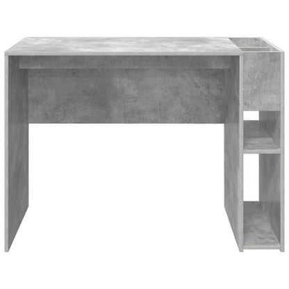 Scrivania Grigio cemento 109 x 50 x 78 cm Legno multistrato | homemem39