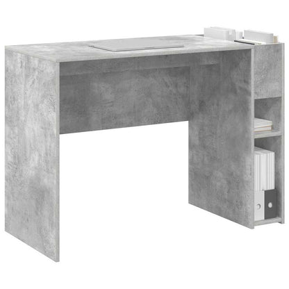 Scrivania Grigio cemento 109 x 50 x 78 cm Legno multistrato