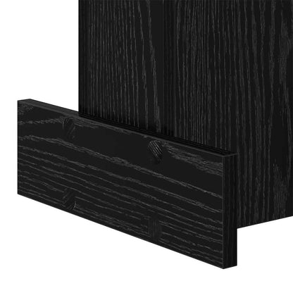 Tavolino Rovere Nero 35,5 x 35 x 40 cm Legno multistrato | homemem39