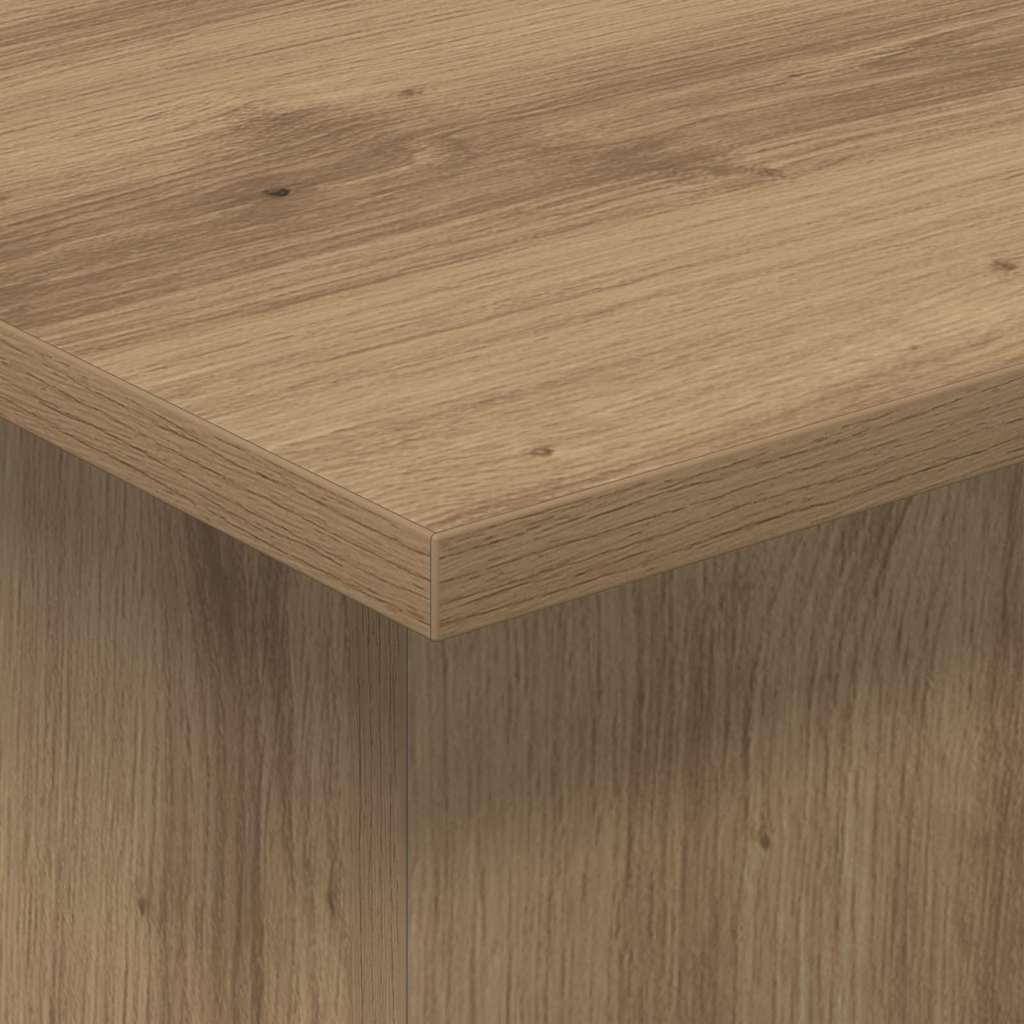 Tavolino Rovere artigianale 35,5 x 35 x 40 cm Legno multistrato - homemem39