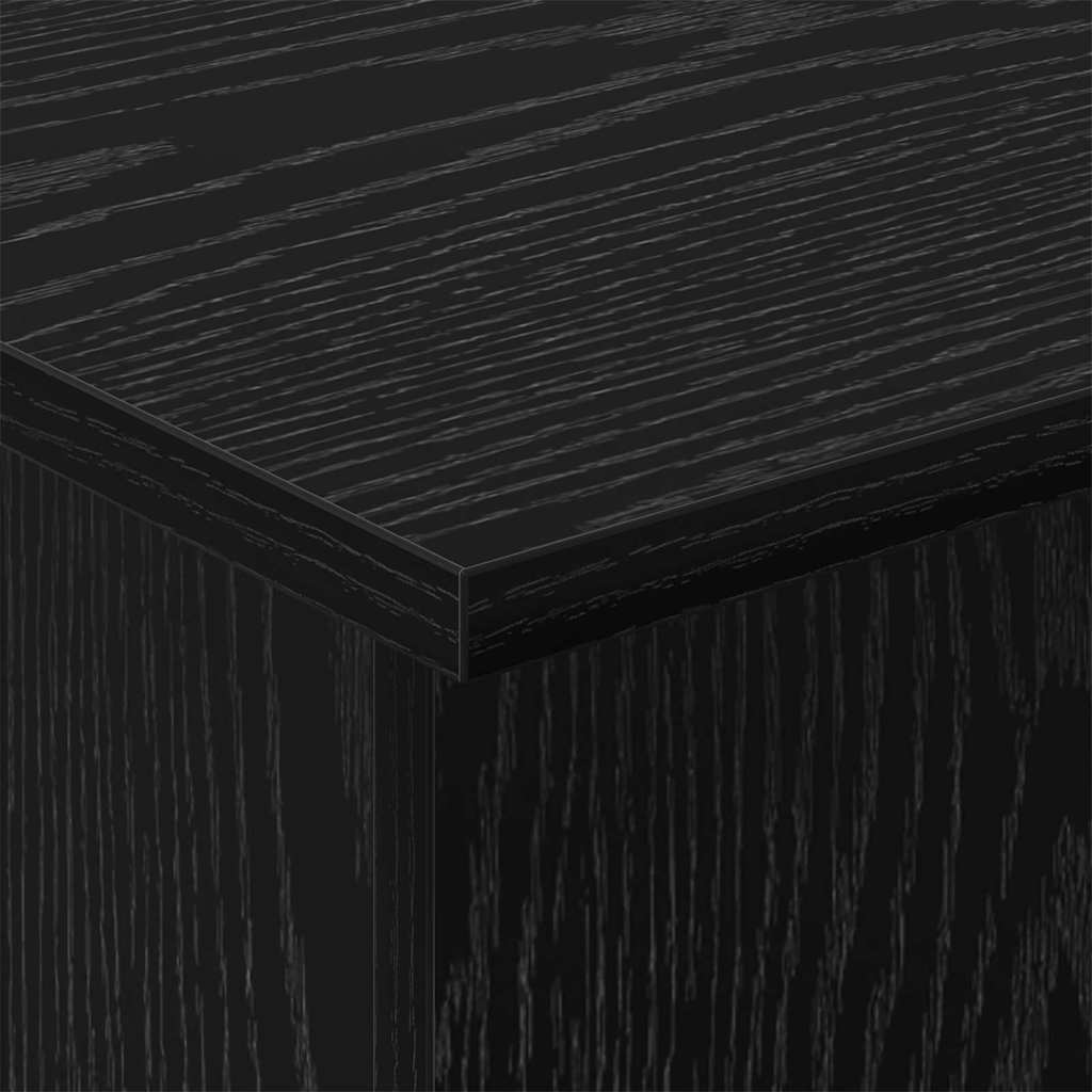 Tavolino Rovere Nero 44,5 x 45 x 55 cm Legno ingegnerizzato - homemem39