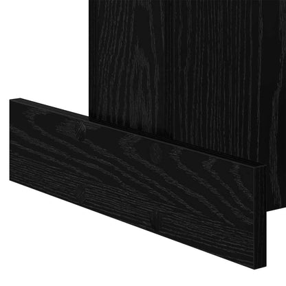 Tavolino Rovere Nero 44,5 x 45 x 55 cm Legno multistrato