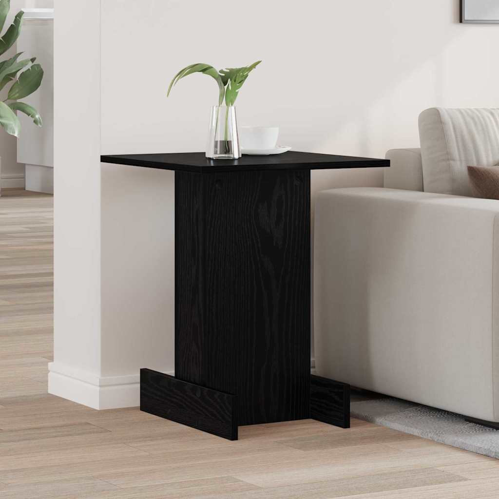 Tavolino Rovere Nero 44,5 x 45 x 55 cm Legno ingegnerizzato - homemem39