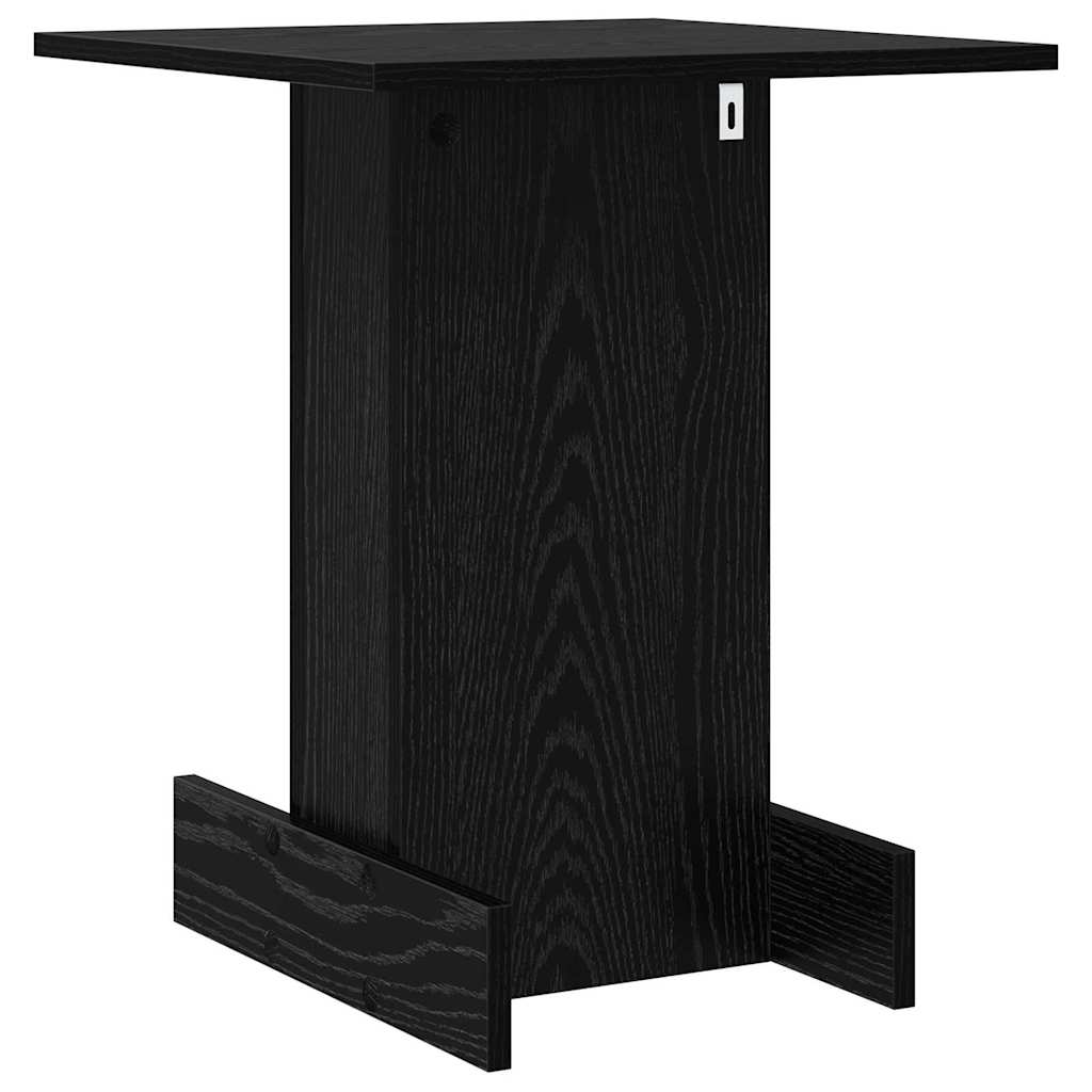 Tavolino Rovere Nero 44,5 x 45 x 55 cm Legno ingegnerizzato - homemem39