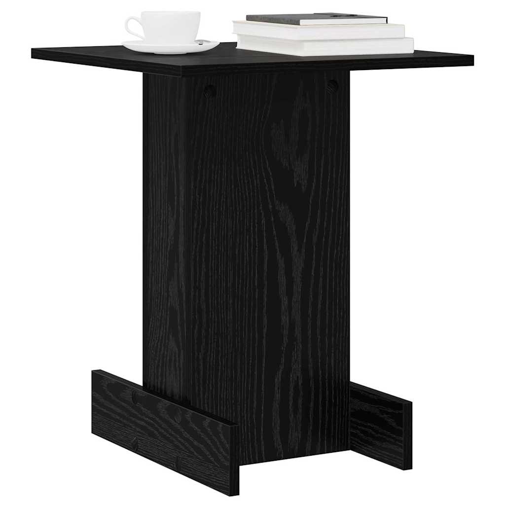 Tavolino Rovere Nero 44,5 x 45 x 55 cm Legno ingegnerizzato - homemem39