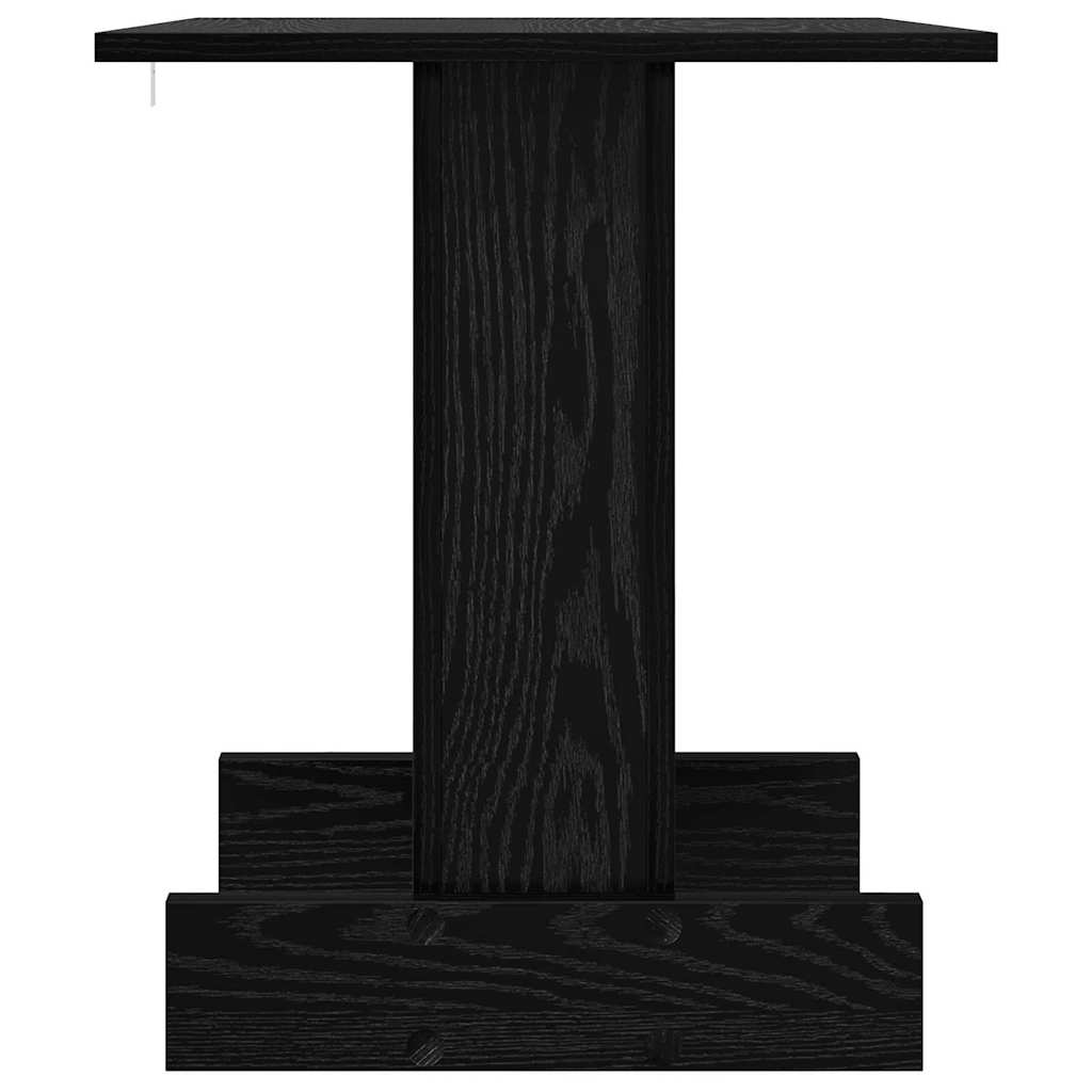 Tavolino Rovere Nero 44,5 x 45 x 55 cm Legno ingegnerizzato - homemem39