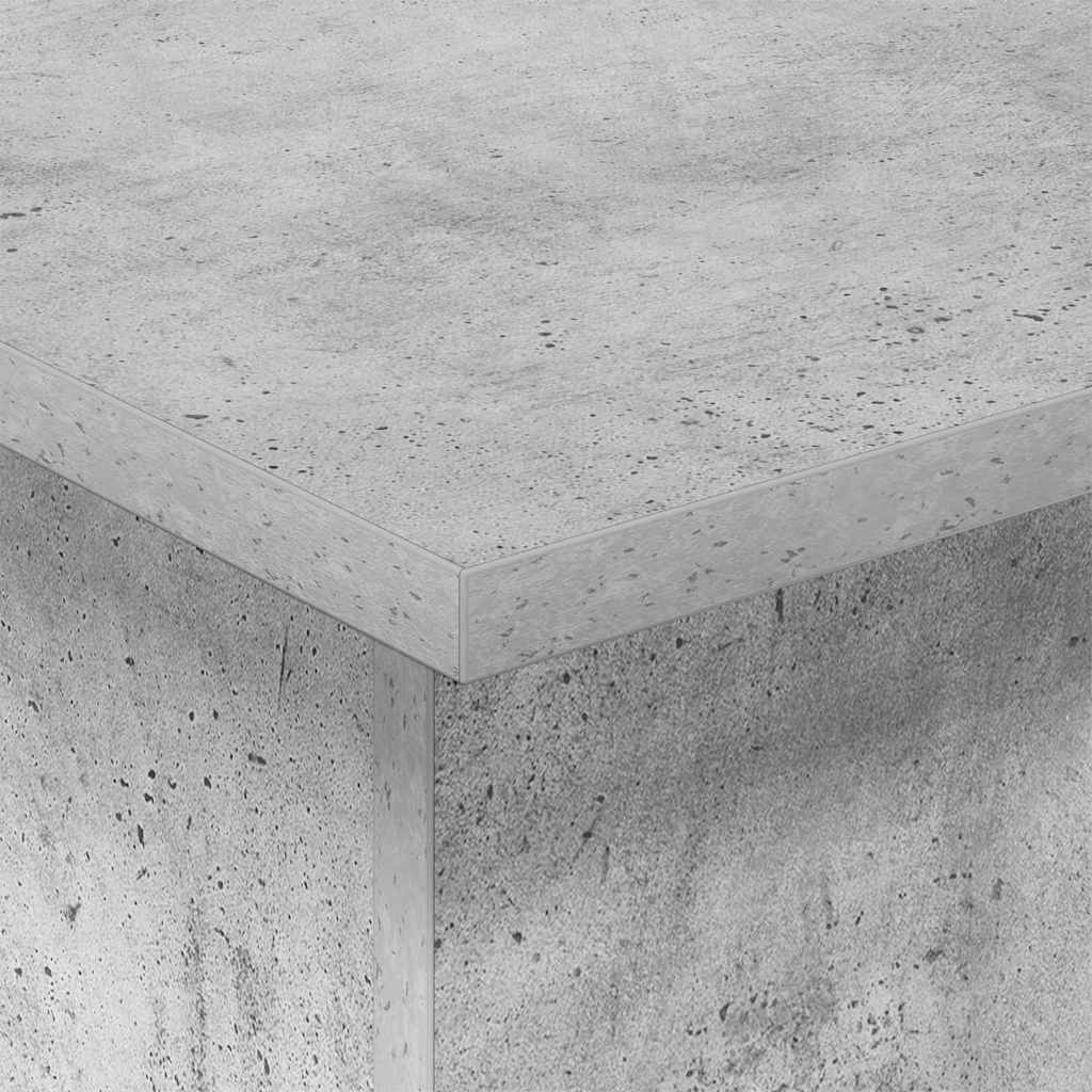 Tavolino Grigio cemento 44,5 x 45 x 55 cm Legno multistrato