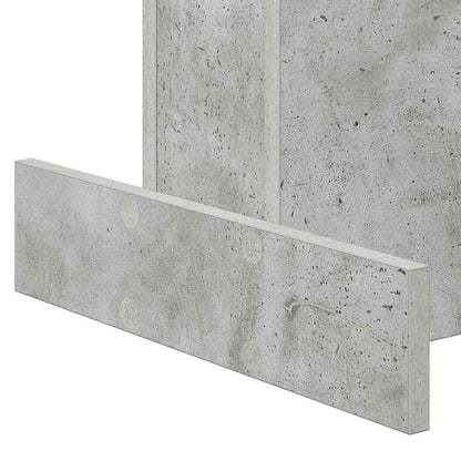 Tavolino Grigio cemento 44,5 x 45 x 55 cm Legno multistrato