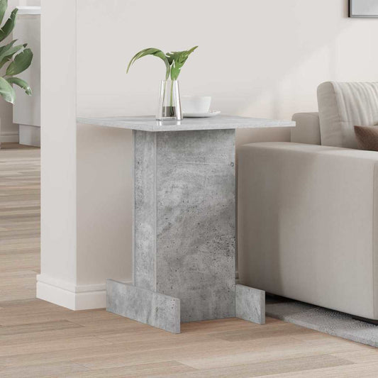 Tavolino Grigio cemento 44,5 x 45 x 55 cm Legno multistrato