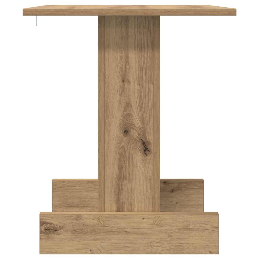 Tavolino Rovere artigianale 44,5 x 45 x 55 cm Legno multistrato