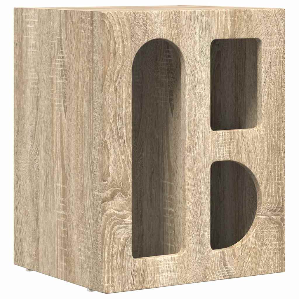 Comodino ELST Rovere Sonoma 40 x 35 x 50 cm | homemem39