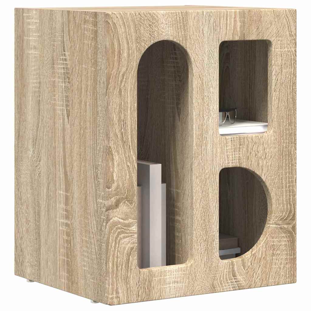 Comodino ELST Rovere Sonoma 40 x 35 x 50 cm