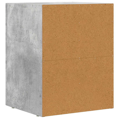 Comodino ELST Grigio cemento 40 x 35 x 50 cm | homemem39