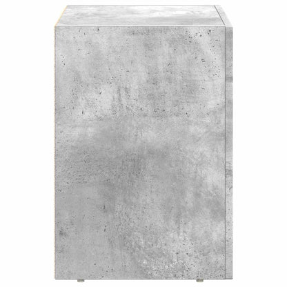Comodino ELST Grigio cemento 40 x 35 x 50 cm | homemem39