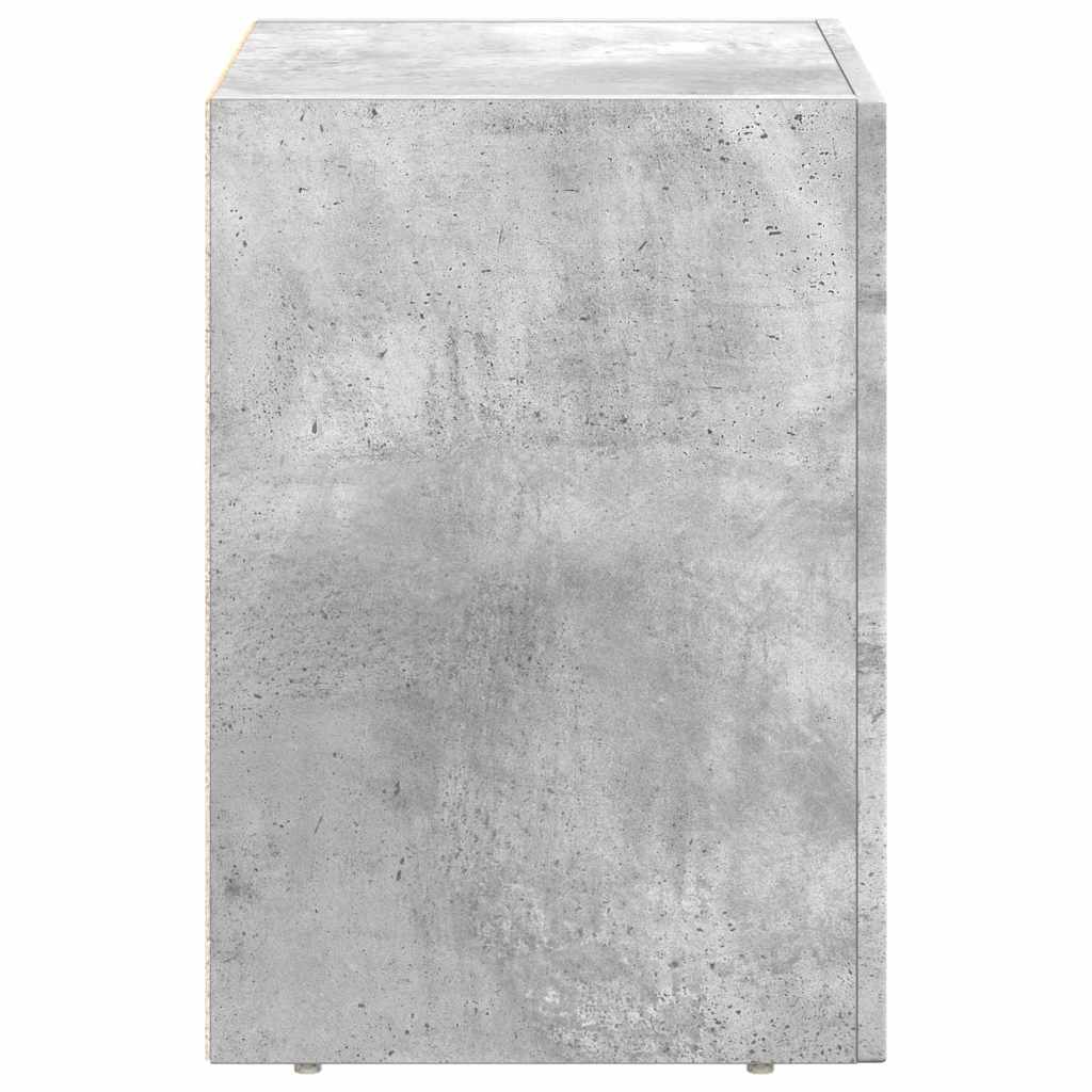 Comodino ELST 2 pz Grigio cemento 40 x 35 x 50 cm | homemem39