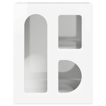 Comodino ELST Bianco Lucido 40 x 35 x 50 cm