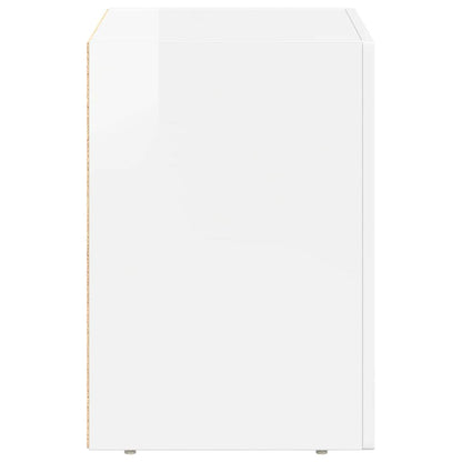 Comodino ELST Bianco Lucido 40 x 35 x 50 cm | homemem39