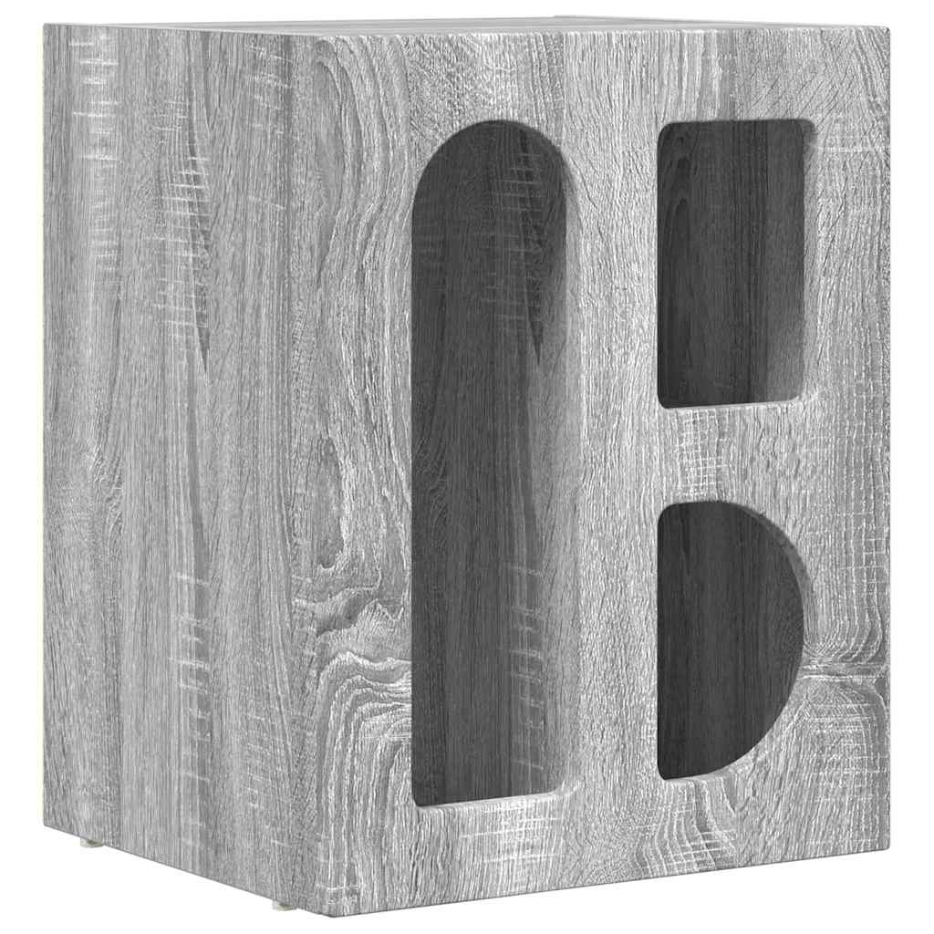 Comodino ELST Grigio Sonoma 40 x 35 x 50 cm | homemem39