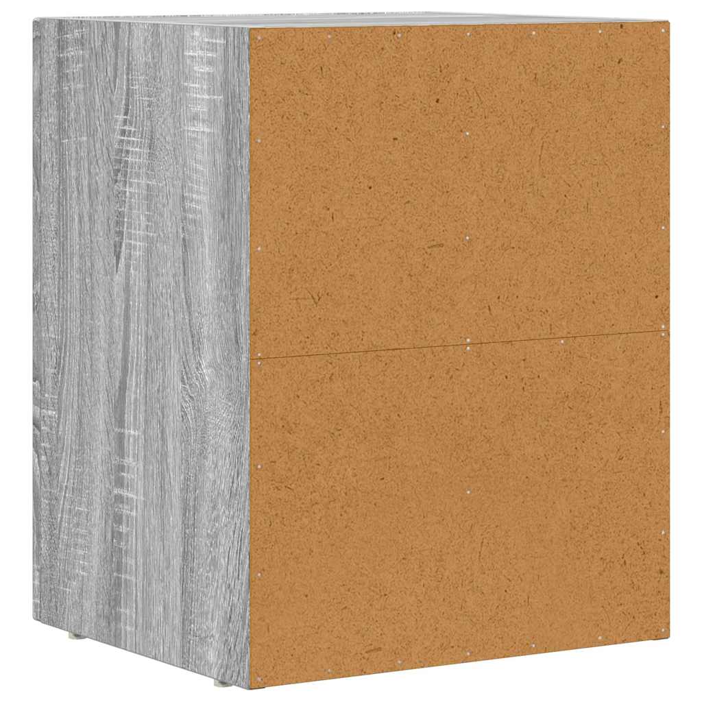 Comodino ELST Grigio Sonoma 40 x 35 x 50 cm | homemem39