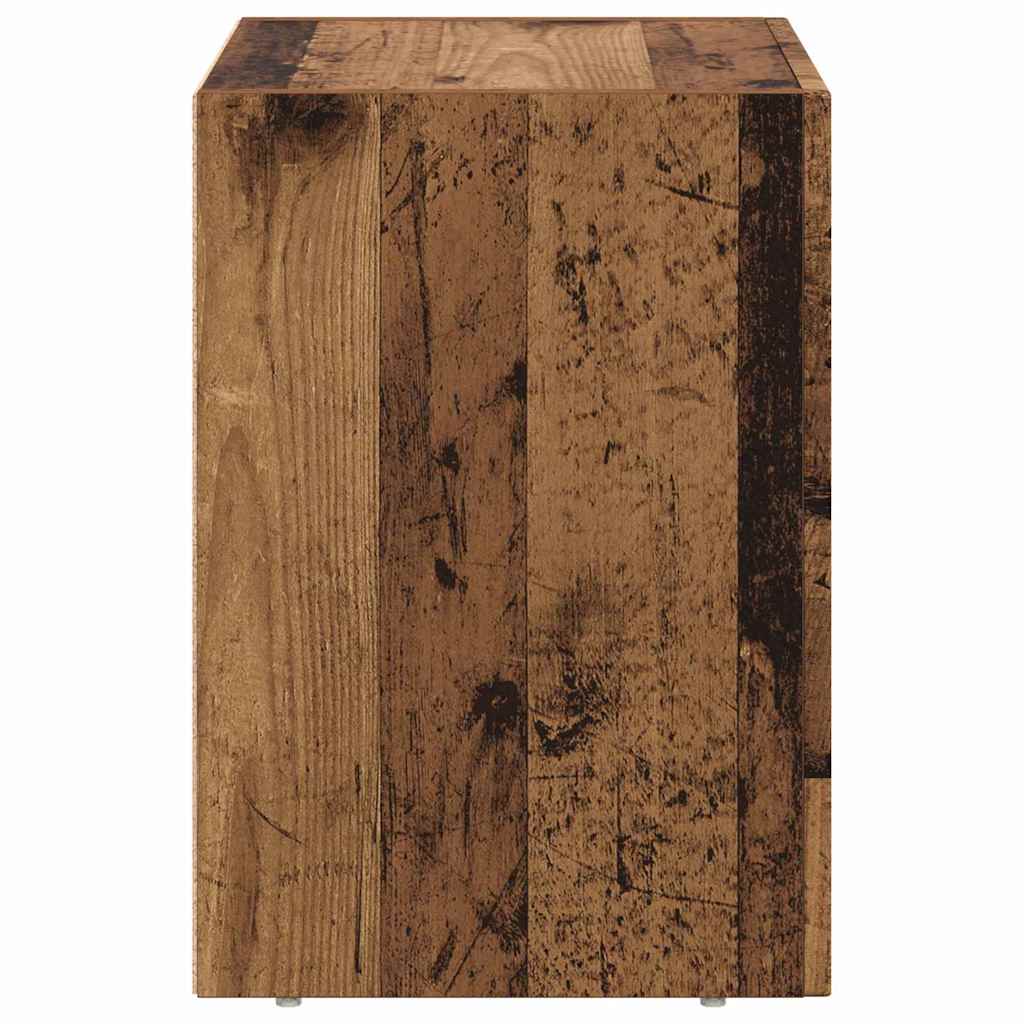 Comodino ELST 2 pz Legno vecchio 40 x 35 x 50 cm | homemem39