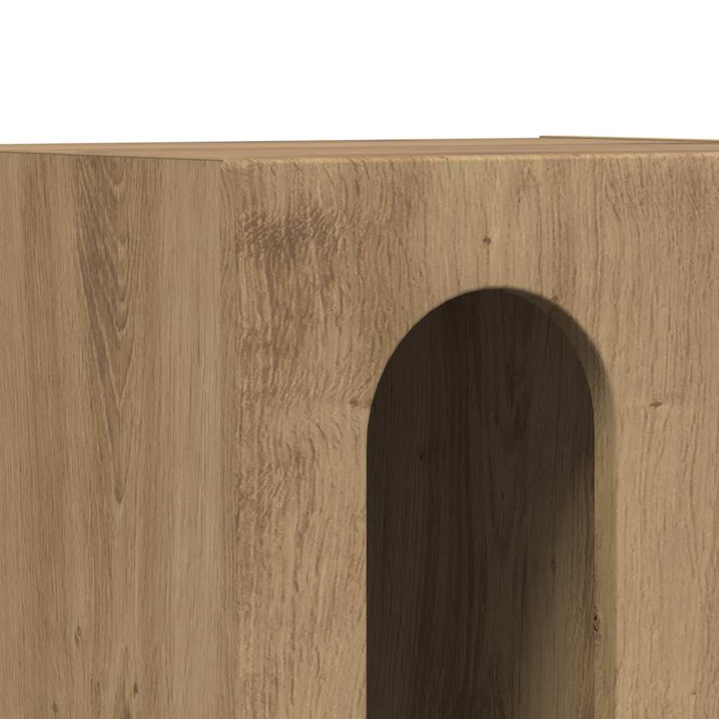 Comodino ELST Rovere artigianale 40 x 35 x 50 cm | homemem39