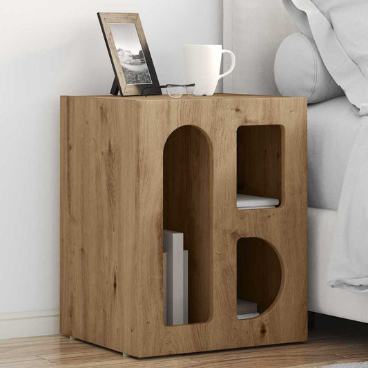 Comodino ELST Rovere artigianale 40 x 35 x 50 cm | homemem39