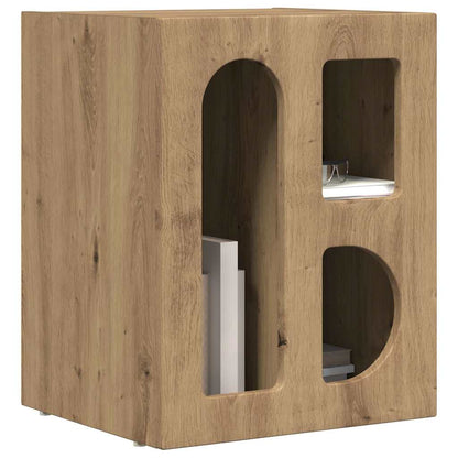Comodino ELST 2 pz Rovere artigianale 40 x 35 x 50 cm | homemem39