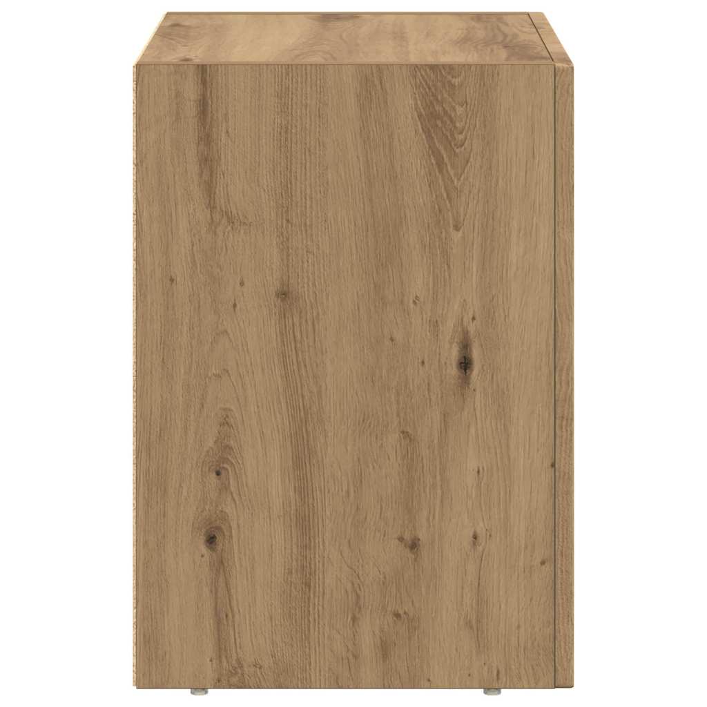 Comodino ELST 2 pz Rovere artigianale 40 x 35 x 50 cm | homemem39