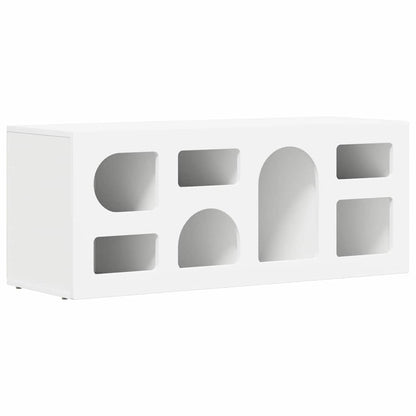 Mobile TV Bianco 100 x 35 x 40 cm Legno multistrato