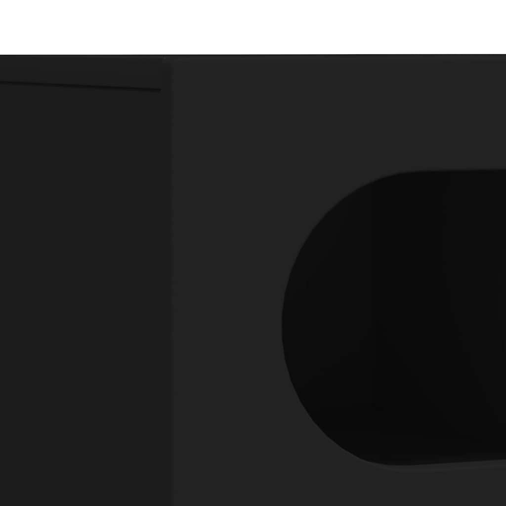 Mobile TV Nero 100 x 35 x 40 cm Legno multistrato