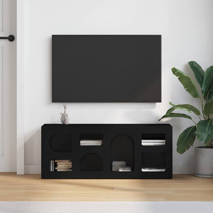 Mobile TV Nero 100 x 35 x 40 cm Legno multistrato