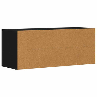 Mobile TV Nero 100 x 35 x 40 cm Legno multistrato