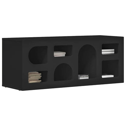 Mobile TV Nero 100 x 35 x 40 cm Legno multistrato